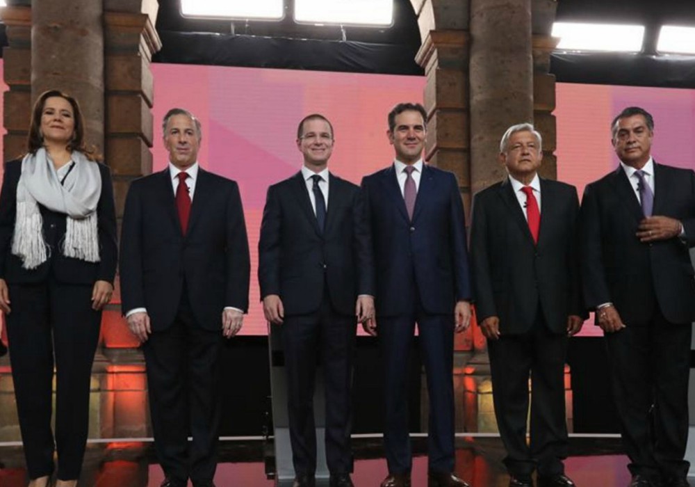 México realizó ayer su primer debate presidencial