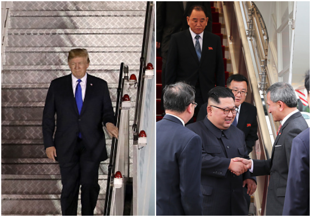 Donald Trump y Kim Jong-un llegan a Singapur para el histórico encuentro