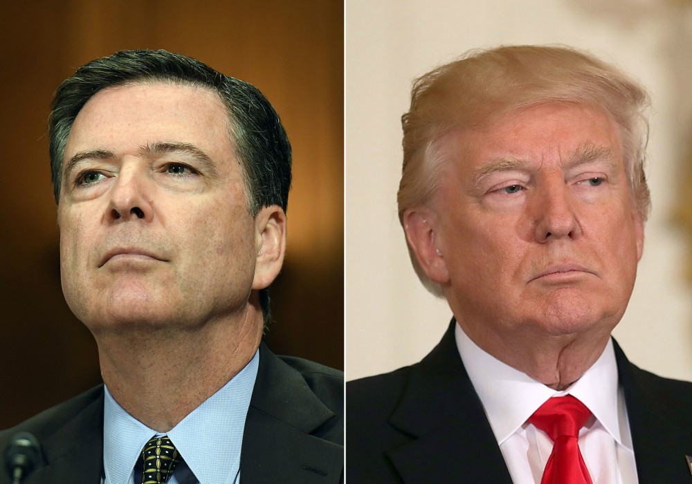 Sube la presión entre Donald Trump y James Comey