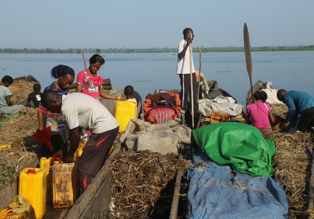 Un barco que transportaba personas se hundió en el Congo