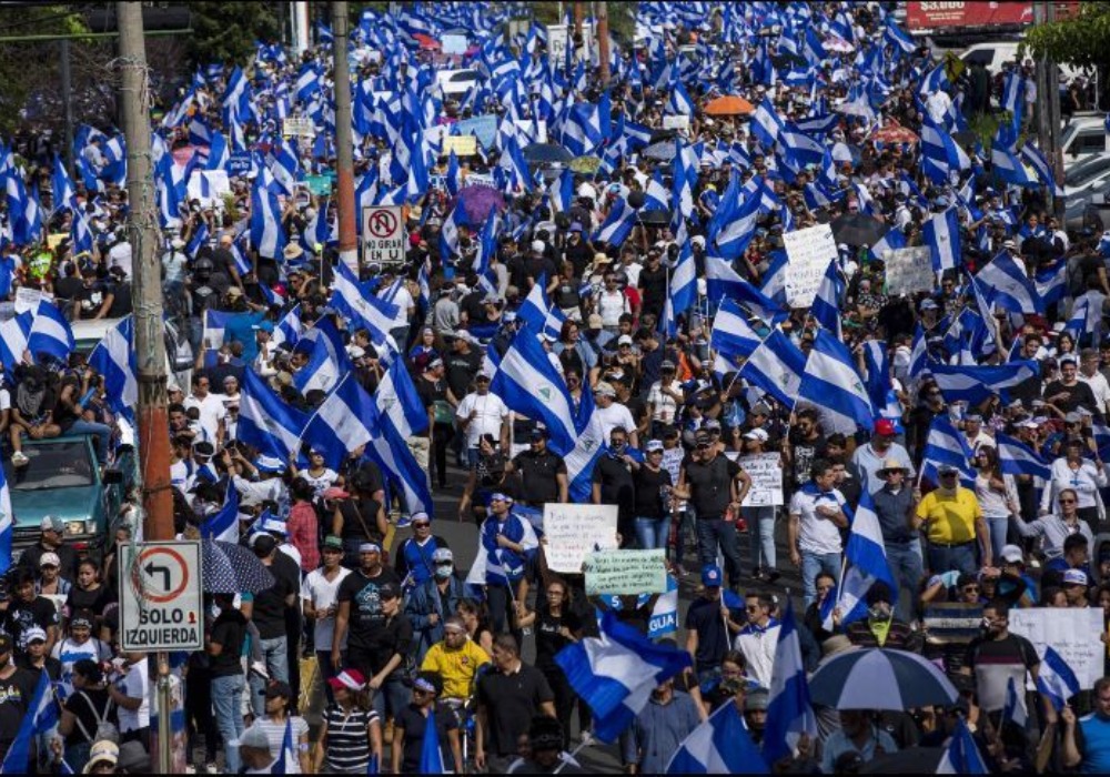 Protesta en Nicaragua termina en tiroteo